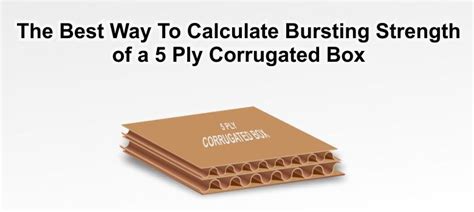 burst strength test corrugated|corrugated box burst strength calculator.